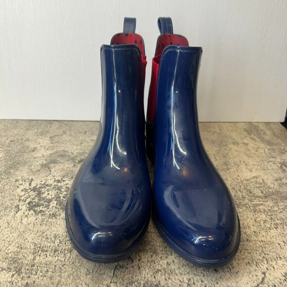 Lauren Ralph Lauren Tally Navy Ankle Rainboots Women's size 11 - Picture 2 of 10